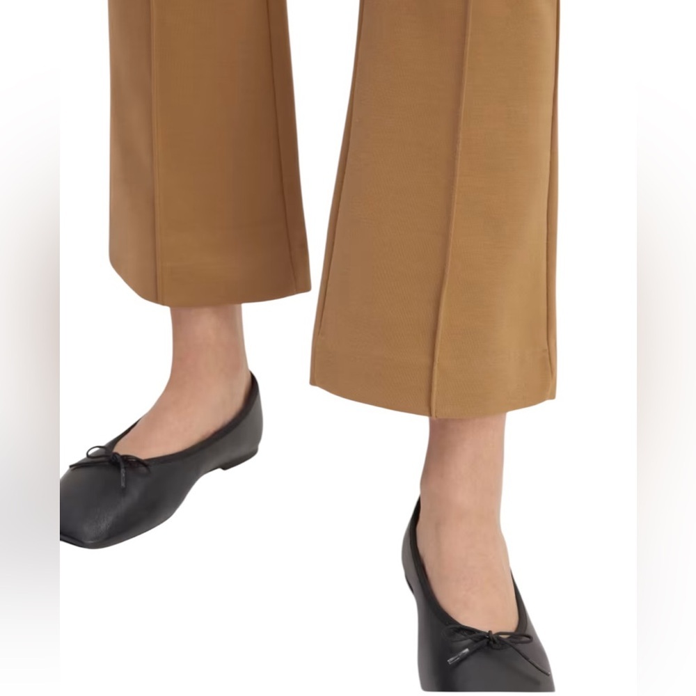 NEW EVERLANE The Dream Kick Flare Pant Pull On in Toasted Coconut Size XS - Picture 4 of 12